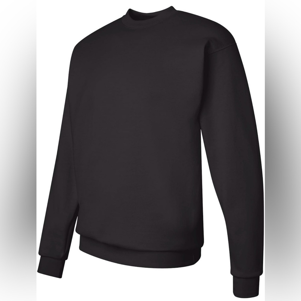 Pack of 2 Men’s Crew Sweatshirt Hanes -Black-